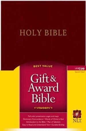 Tyndale - Gift and Award Bible-Nlt, Inbunden