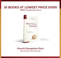 bokomslag More Than A Carpenter 30 Pack, Church Evangelism Pack 30-Pack