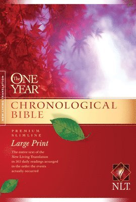 Tyndale, New Living Translation - NLT One Year Chronological Bible, Slimline Large Print, Häftad