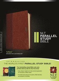 bokomslag NLT Parallel Study Bible Tutone Brown/Tan