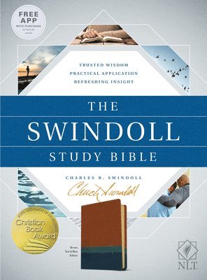 bokomslag Swindoll Study Bible NLT, Tutone