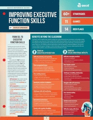 Marilee Sprenger - Improving Executive Function Skills (Quick Reference Guide), Häftad