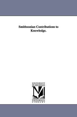 bokomslag Smithsonian contributions to knowledge.