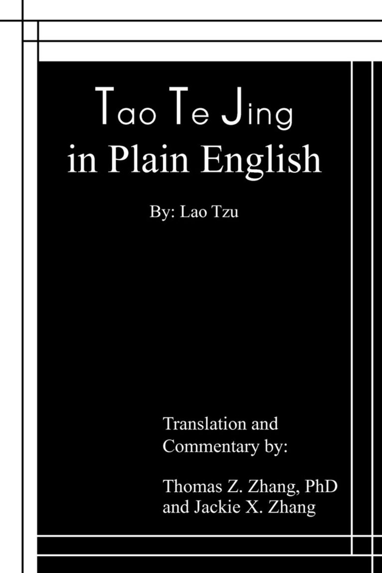 Tao Te Jing in Plain English 1