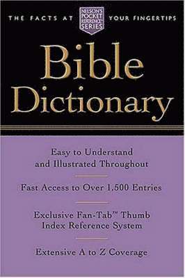 bokomslag Pocket Bible Dictionary