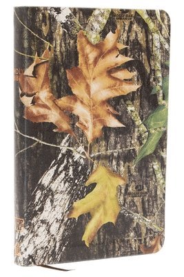 KJV, Mossy Oak UltraSlim Bible, Leathersoft, Brown, Red Letter