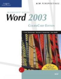 bokomslag New Perspectives on Microsoft Office Word 2003, Brief, CourseCard Edition