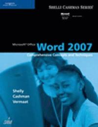 bokomslag Microsoft Office Word 2007: Comprehensive Concepts and Techniques