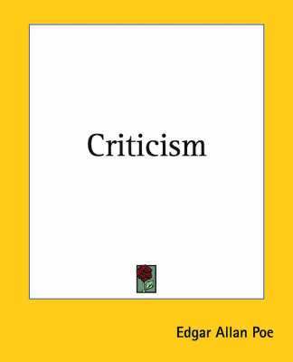 bokomslag Criticism