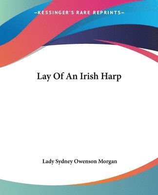 bokomslag Lay Of An Irish Harp