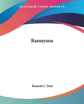 bokomslag Ramayana