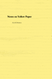 Notes on Yellow Paper 1