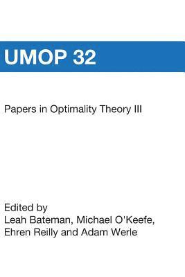 bokomslag Papers in Optimality Theory III: University of Massachusetts Occasional Papers 32