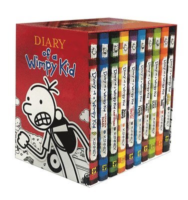 Jeff Kinney - Diary of a Wimpy Kid Box of Books 1-10 Hardcover Gift Set, Inbunden