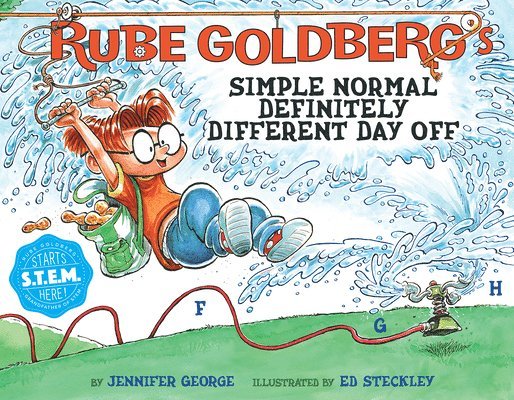 Jennifer George - Rube Goldberg's Simple Normal Definitely Different Day Off, Inbunden