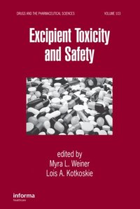 bokomslag Excipient Toxicity and Safety