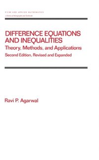 bokomslag Difference Equations and Inequalities