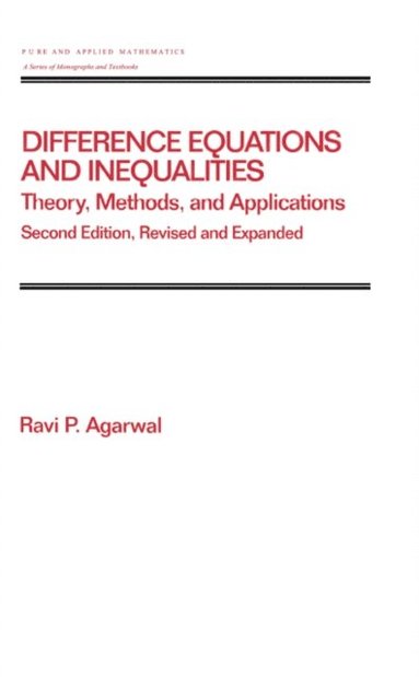 bokomslag Difference Equations and Inequalities