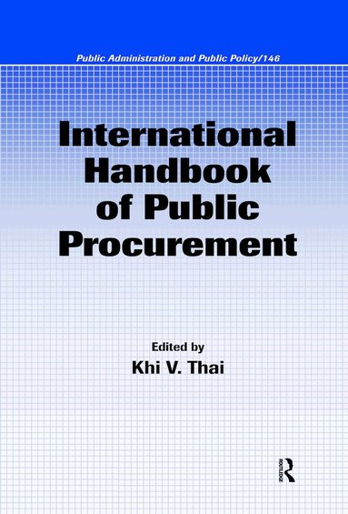 Khi V. Thai - International Handbook of Public Procurement, Inbunden