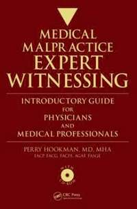 bokomslag Medical Malpractice Expert Witnessing
