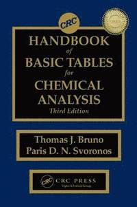 bokomslag CRC Handbook of Basic Tables for Chemical Analysis