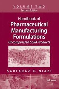 bokomslag Handbook of Pharmaceutical Manufacturing Formulations