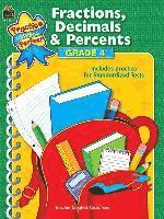 bokomslag Fractions, Decimals & Percents Grade 4