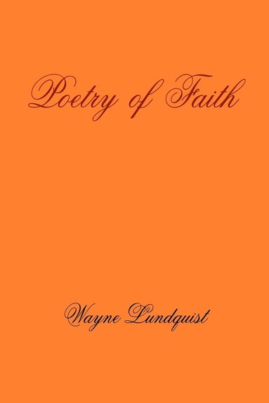 bokomslag Poetry of Faith