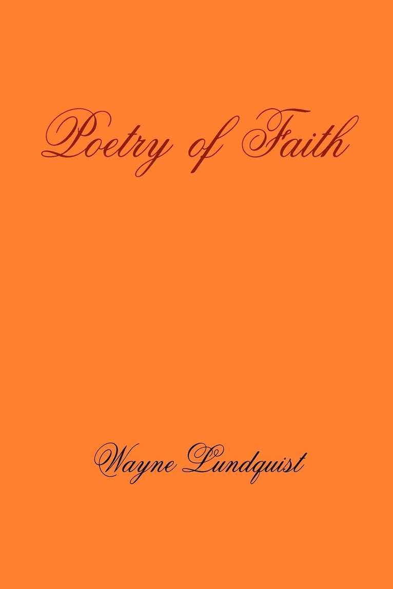 Poetry of Faith 1