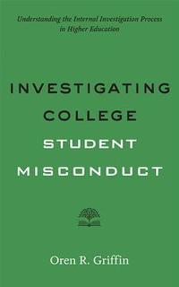 bokomslag Investigating College Student Misconduct