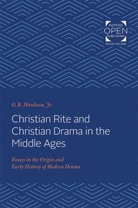 bokomslag Christian Rite and Christian Drama in the Middle Ages