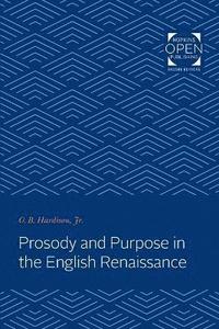 bokomslag Prosody and Purpose in the English Renaissance