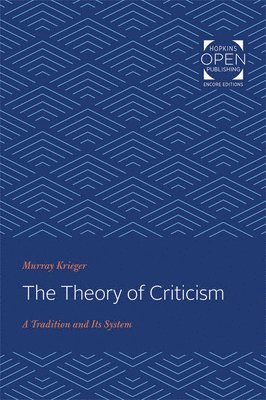 bokomslag The Theory of Criticism