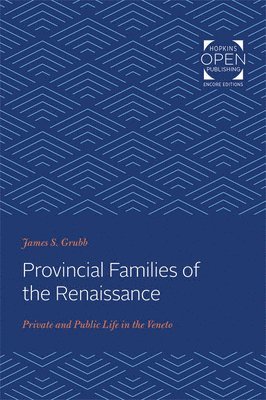 Provincial Families of the Renaissance 1