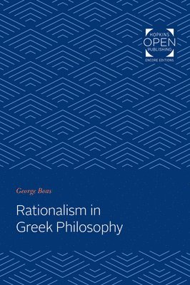 Rationalism in Greek Philosophy 1