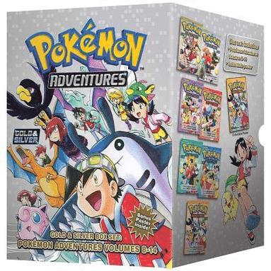 Hidenori Kusaka - Pokémon Adventures Gold & Silver Box Set (Set Includes Vols. 8-14), Häftad