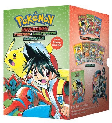Pokemon Adventures FireRed & LeafGreen / Emerald Box Set 1