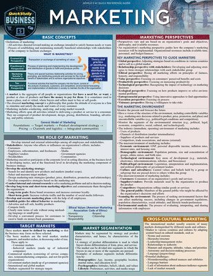 Robert Murdick, Ruth Thaler-Carter - Marketing: A Quickstudy Laminated Reference Guide, Häftad