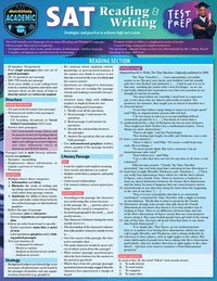 bokomslag SAT Reading & Writing Test Prep: A Quickstudy Laminated Reference Guide