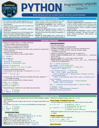 bokomslag Python Programming Language: A Quickstudy Laminated Reference Guide
