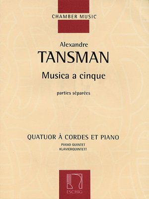 Musica a Cinque: Piano Quintet Parts, Häftad