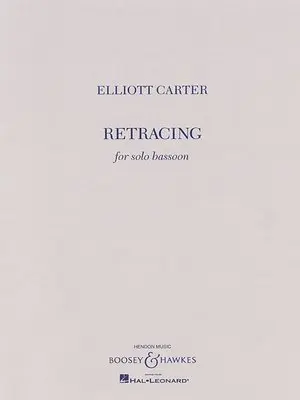 Retracing: For Solo Bassoon, Häftad. Tillgänglighet: Lägg i varukorg