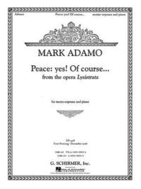 bokomslag Peace: Yes! of Course... from the Opera Lysistrata: Mezzo-Soprano