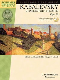 bokomslag Kabalevksy: 24 Pieces for Children, Opus 39 Book/Online Audio [With CD]