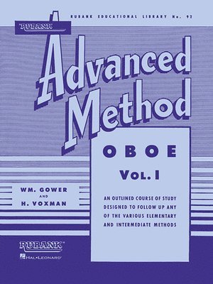 bokomslag Rubank Advanced Method - Oboe Vol. 1