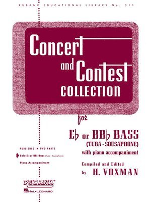 H. Voxman - CONCERT & CONTEST COLLECTION FOR TUBA, Häftad
