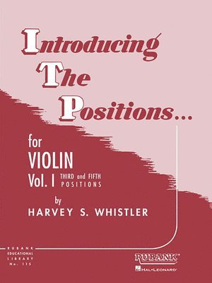 bokomslag Introducing the Positions for Violin