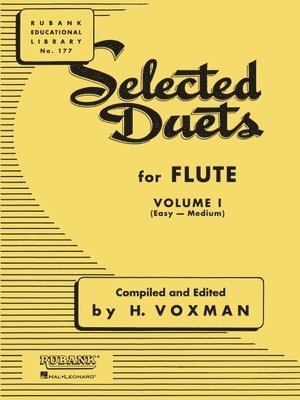 bokomslag Selected Duets for Flute: Volume 1 - Easy to Medium (Rubank Educational Library 177) - Flute Music