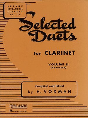 bokomslag Selected Duets for Clarinet: Volume 2 - Advanced