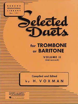 bokomslag SELECTED DUETS FOR TROMBONE VOL 2